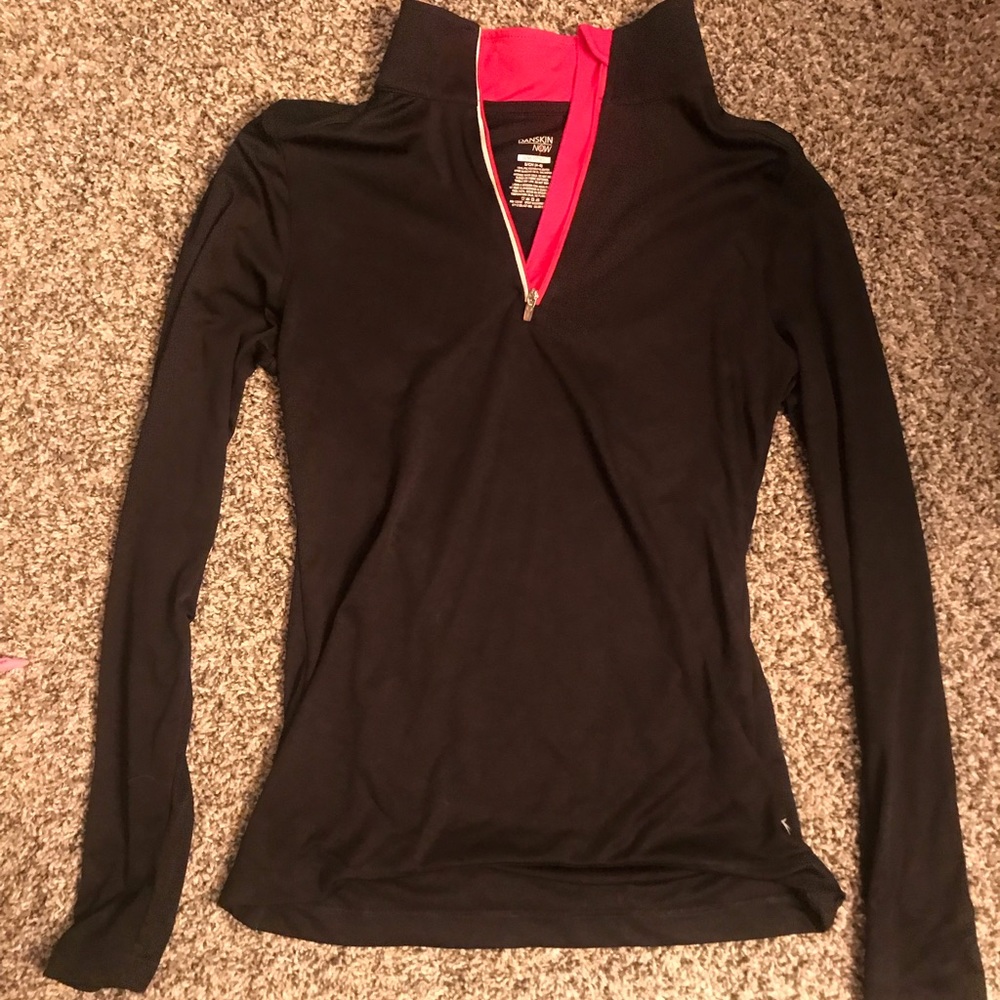 Danskin now child’s black quarter zip